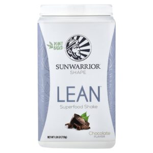 Sunwarrior Shape Shake de Superalimento Lean™ Chocolate 720 g (159 lb)