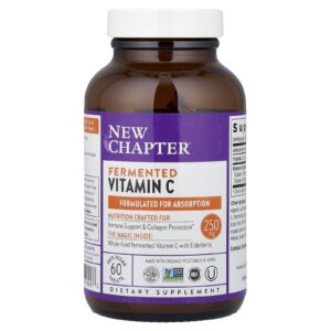 New Chapter Vitamina C Fermentada 60 Comprimidos Veganos