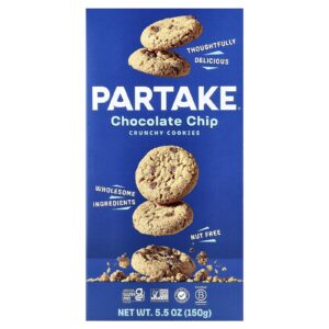 Partake Cookies Crocantes Gotas de Chocolate 150 g (55 oz)
