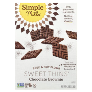 Simple Mills Farinha de Sementes e Nozes Doce Brownie de Chocolate 120 g (425 oz)