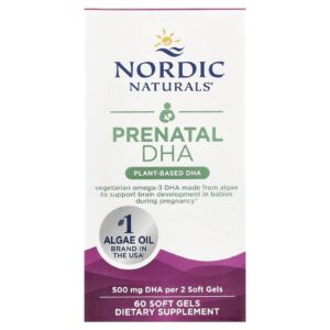 Nordic Naturals DHA Pré-Natal 60 Cápsulas Softgel (250 mg por Cápsula Softgel)