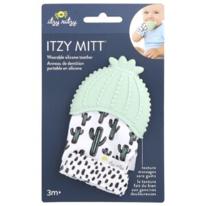 itzy ritzy Itzy Mitt® Mordedor de Silicone Usável A Partir de 3 Meses Cacto 1 Mordedor