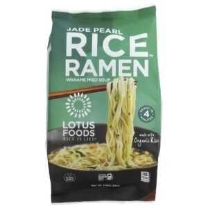 Lotus Foods Ramen Jade Pearl Rice™ Sopa de Miso Wakame 80 g (28 oz)