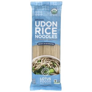 Lotus Foods Macarrão de Arroz Brown Udon 227 g (8 oz)