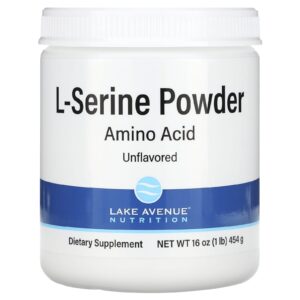 Lake Avenue Nutrition L-Serina Pó Sem Sabor 454 g (1 lb)