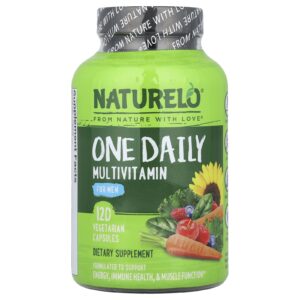 NATURELO Multivitamínico Diário para Homens 120 Cápsulas Vegetarianas