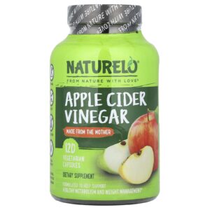 NATURELO Vinagre de Cidra de Maçã 120 Cápsulas Vegetarianas