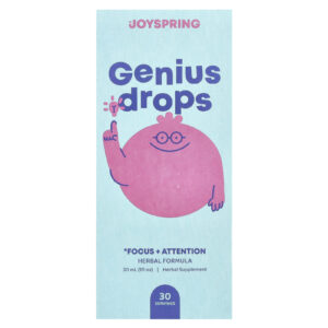 JoySpring Genius Drops Foco + Atenção 30 ml (1 fl oz)