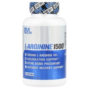 EVLution Nutrition L-Arginine1500® 100 Cápsulas (750 mg por Cápsula)