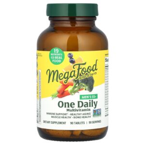 MegaFood Homens com Mais de 55 Anos One Multivitamínico Diário 90 Comprimidos