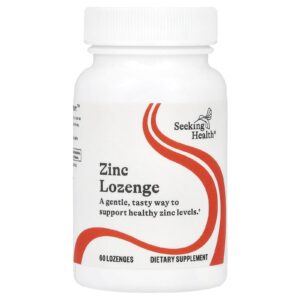 Seeking Health Pastilhas de Zinco 15 mg 60 Pastilhas
