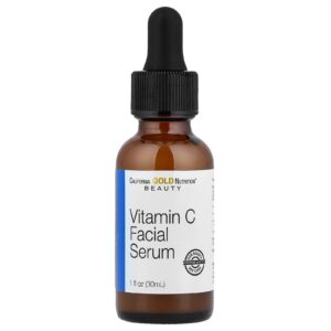 California Gold Nutrition Beauty Sérum Facial Age Refining com Vitamina C 30 ml (1 fl oz)
