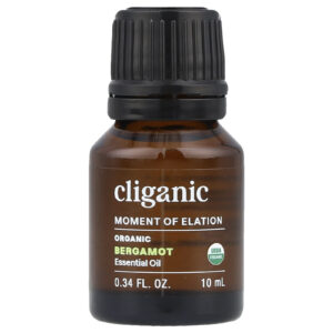 Cliganic Moment of Elation™ Óleo Essencial de Bergamota Orgânica 10 ml (034 fl oz)