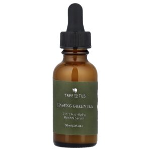 Tree To Tub Chá Verde de Ginseng Sérum de Retinol Antienvelhecimento 3 em 1 30 ml (1 fl oz)