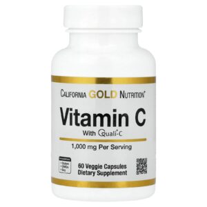 California Gold Nutrition Vitamina C Quali®-C 1.000 mg 60 Cápsulas Vegetais