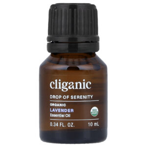 Cliganic Óleo Essencial Orgânico Lavanda 10 ml (034 fl oz)