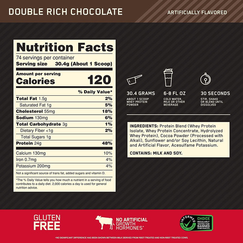 Suplemento Alimentar Gold Standard Proteína 227 Kg. Aa - Imagem 11