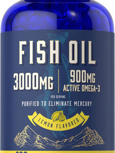 Óleo De Peixe 3000 Mg 900 Mg Omega-3 200 Cápsulas