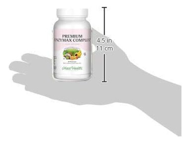 Maxi Health Premiumcomplex Digestive Enzymes Aids Laticínios - Imagem 4