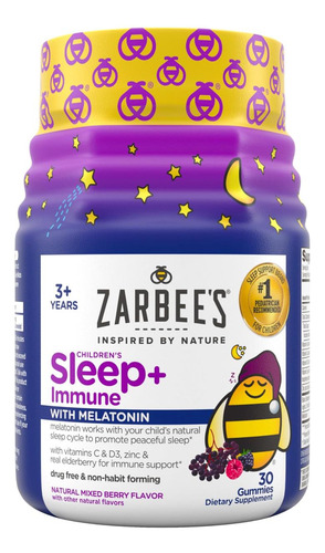Zarbees Sleep & Immune Gummy 30ct - Imagem 8