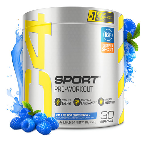 Pó De Pré-treino Cellucor C4 Sport Blue Raspberry Energía - Imagem 10