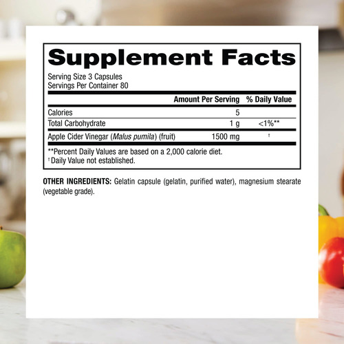 Suplemento Webber Naturals Vinagre De Maçã 1500mg 240 Ca - Imagem 10