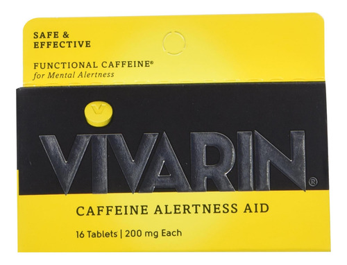 Alerta De Cafeína Vivarina Ajuda 200mg Atuação Rápida: 3 Pac - Imagem 4