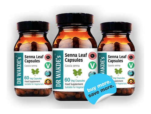 Dr Wakdes Senna Capsules (60 Caps Veg Suplemento À Base De - Imagem 17