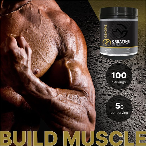 Genome Essentials Creatina Monohidratada Premium 100% Pura - Imagem 5