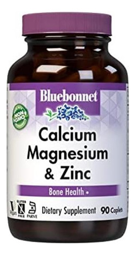 Bluebonnet Cápsulas De Cálcio Magnésio E Zinco 90 Cápsulas - Imagem 2