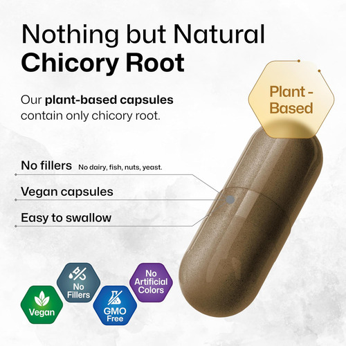 Bio Krauter Chicory Fiber Suplemento - 1200 Mg De Força - 10 - Imagem 4