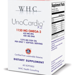 Suplemento Whc Unocardio X2 Óleo De Peixe 1270 Mg Ômega-3 60