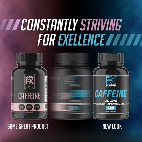 Fx Supps Caffeine 200 Mg Pílulas (2-pack 200 Cápsulas) Supl - Imagem 6