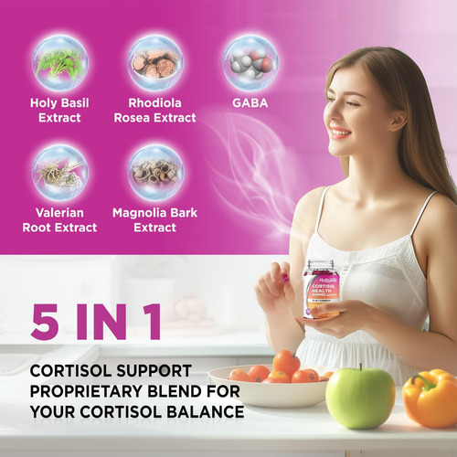 Gomitas Holegend Cortisol Para Mulheres - Sem Açúcar - Imagem 4