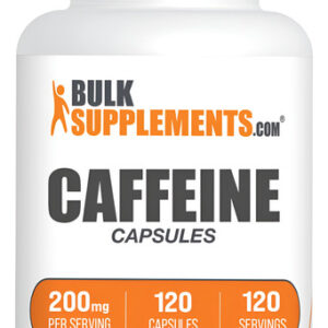 Suplementos De Cafeína Bulksupplements.com 200 Mg 120 Cápsul