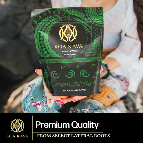 Vanuatu Koa Kava Kava Powder - Chá Nobre Waka Kava Premium F - Imagem 11