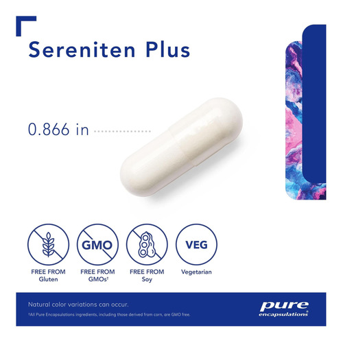 Encapsulamentos Puros Sereniten Plus Suporte Para Estresse - Imagem 3