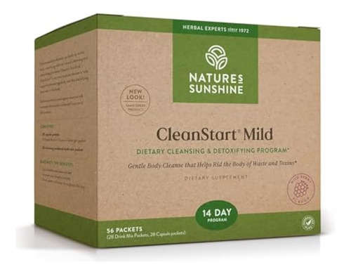 Nature"s Sunshine Cleanstart Mild 56 Pacotes