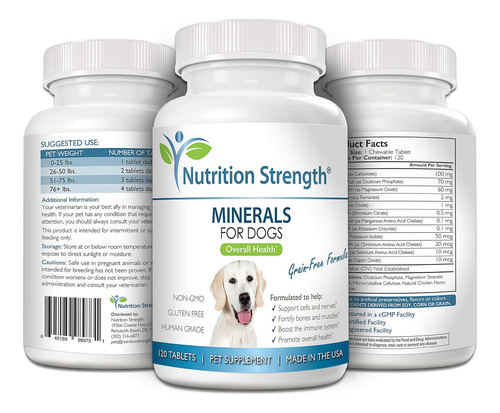 Minerais De Força Nutricional Para Cães Apoiam Células E Ne - Imagem 10
