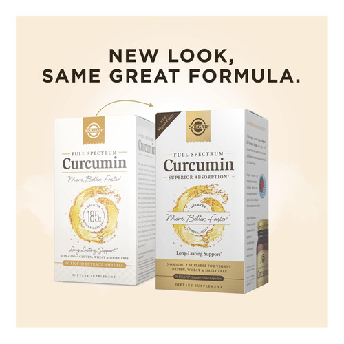 Solgar Full Spectrum Curcumin - 90 Licaps - Absorção Superio - Imagem 7