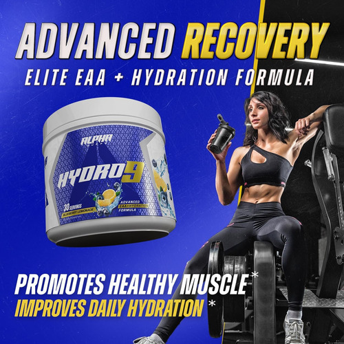 Alpha Supps Hydro 9 Aminoácidos Eaa E Fórmula De Hidratação - Imagem 9