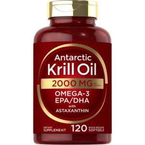 Suplemento De Óleo De Krill Antártico Carlyle 2000 Mg 120
