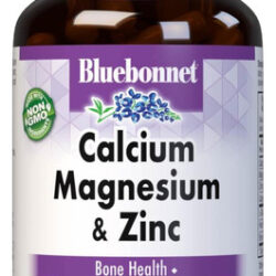 Bluebonnet Cápsulas De Cálcio Magnésio E Zinco 90 Cápsulas