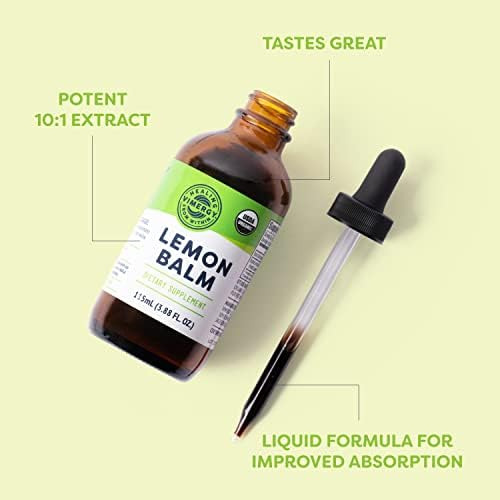 Extrato De Bálsamo-limão Orgânico Vimergy Usda 115 Ml - Imagem 9