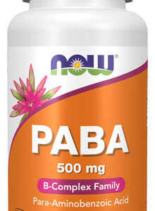 Suplementos Now Foods Paba (para-aminobenzóico)