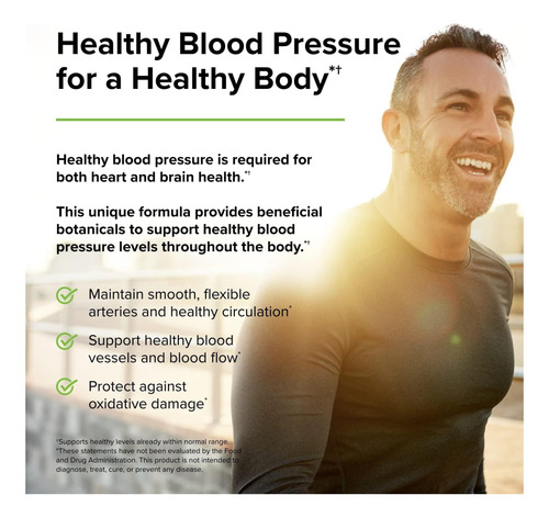Terry Naturally Blood Pressure Health - 60 Cápsulas Veganas - Imagem 4