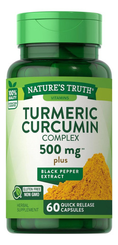 Natures Truth Curcumina De Cúrcuma Com Extrato De Pimenta Pr