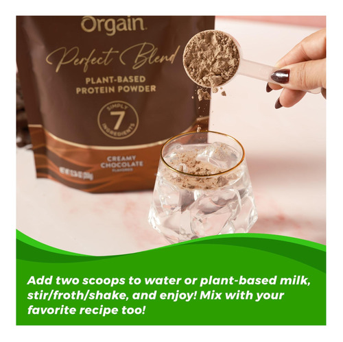 Proteína Vegana Orgânica Premium Orgina Mistura Perfeita - Imagem 6