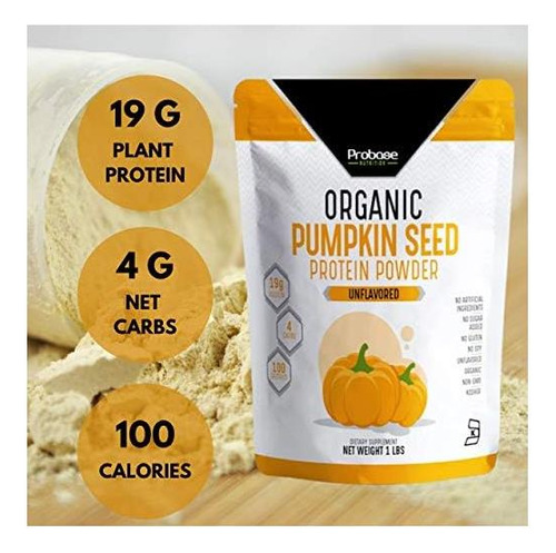 Proteína De Semente De Abóbora Probase Nutrition: Vegana - Imagem 4