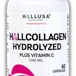 Cápsulas De Colágeno Hidrolisado Hallusa Natural 1000 Mg +vi